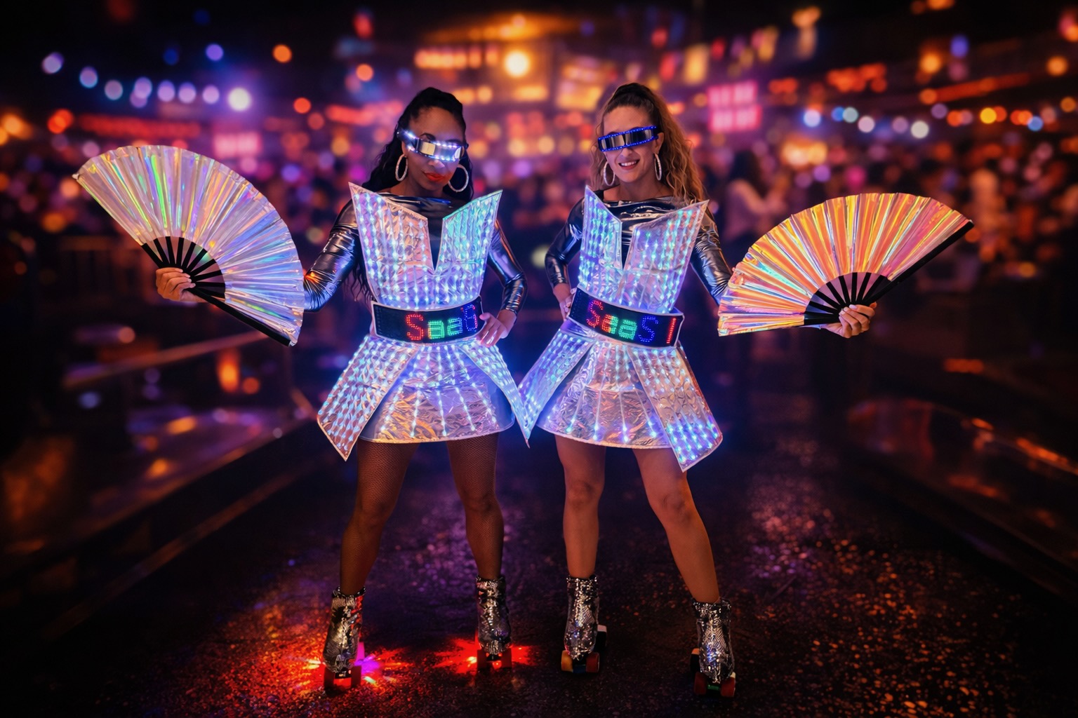LED SKATERS — Special Act performer, Performance Lab Ibiza