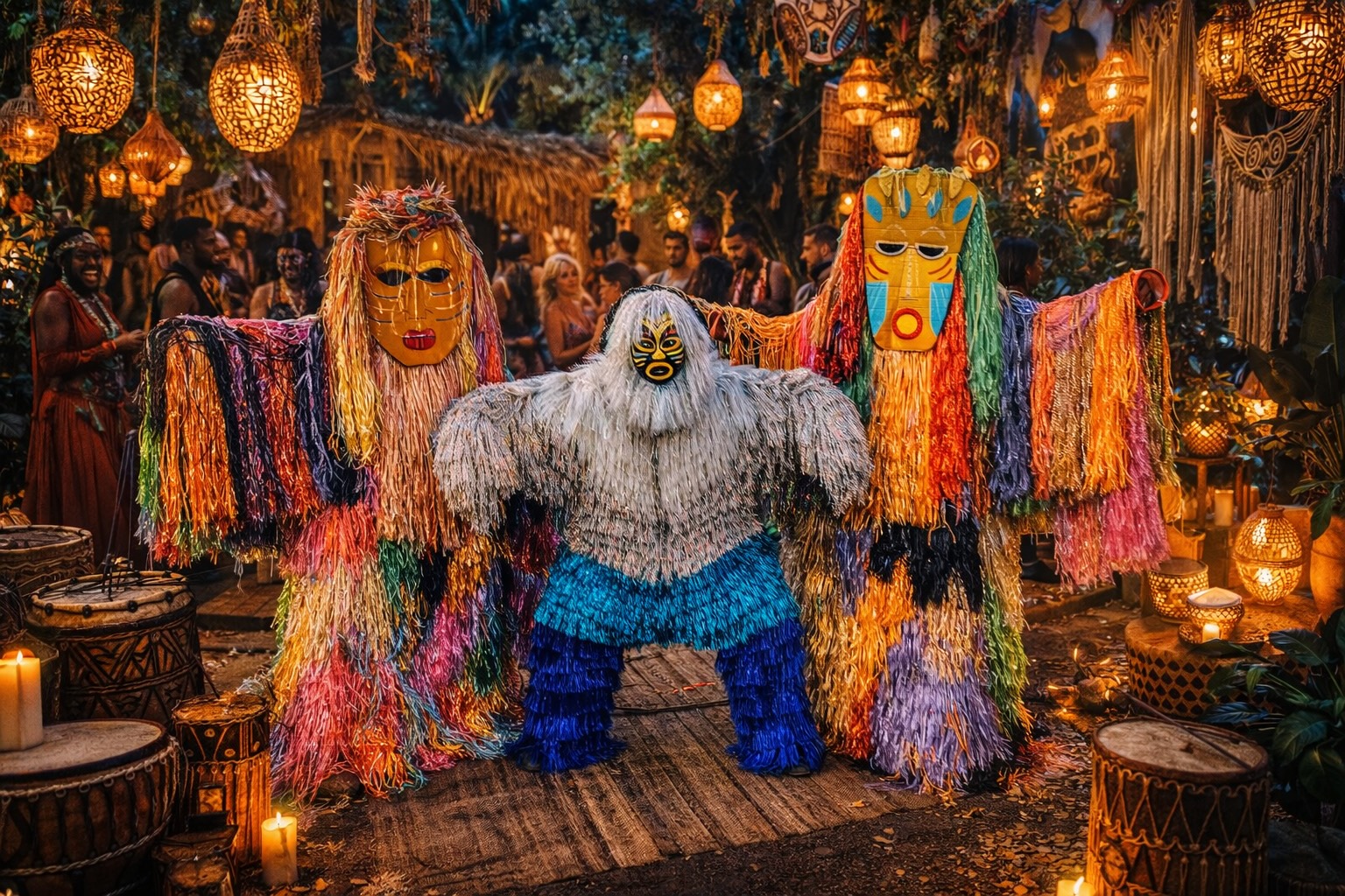 THE SHAMANS — Specialty Acts performer, Performance Lab Ibiza