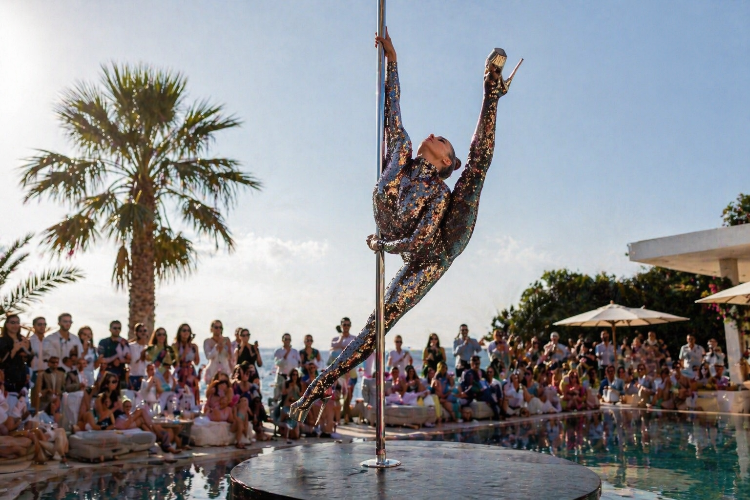 POLE DANCE — Circus performer, Performance Lab Ibiza