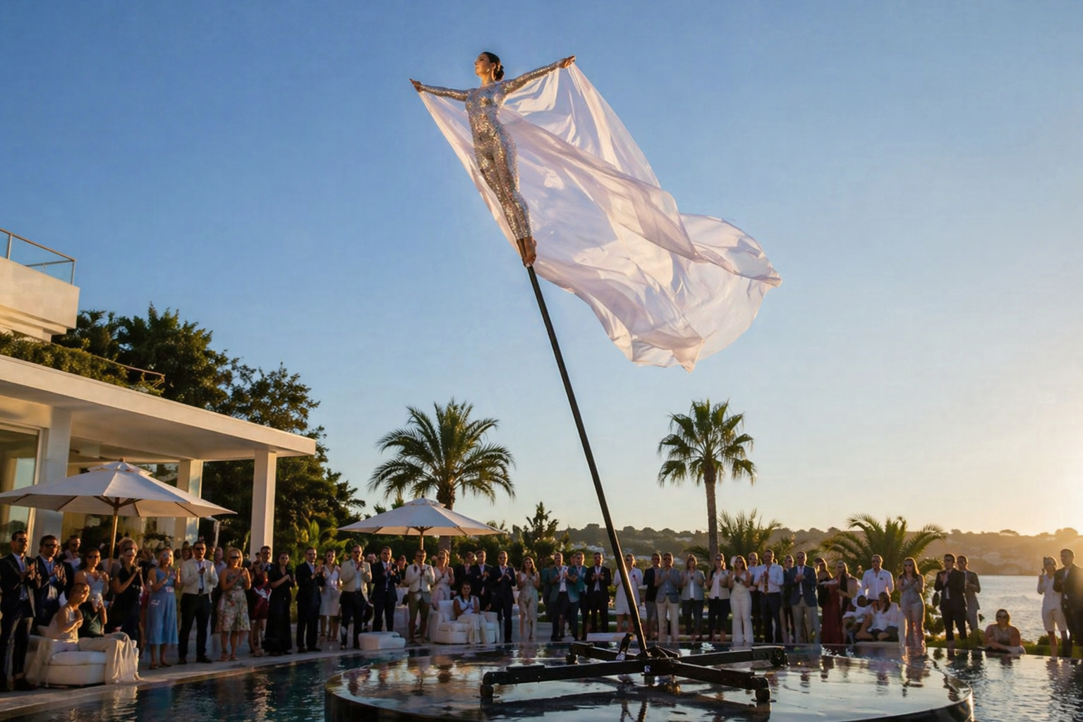 SWAY POLE — Circus performer, Performance Lab Ibiza
